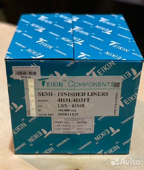 Гильзы двигателя teikin 43168 4D31 semi LSX