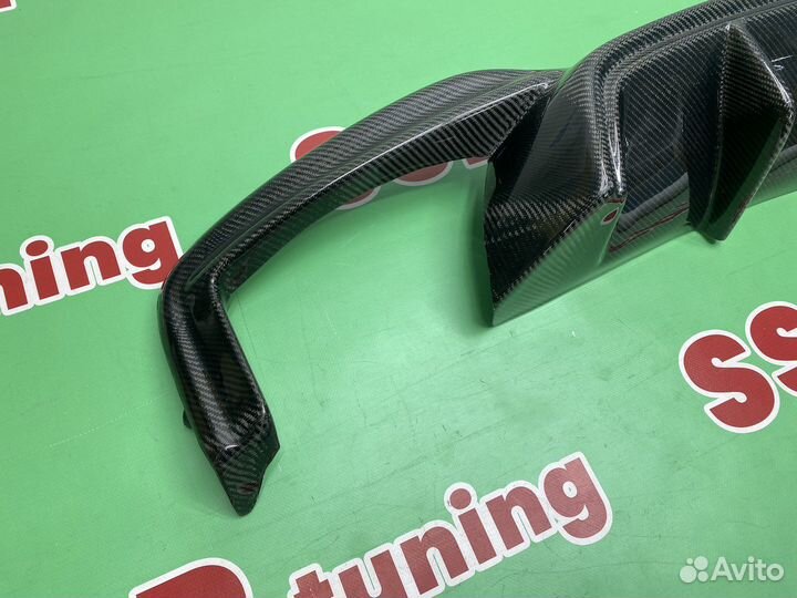 Диффузор для BMW F06 M6 из натурального карбона