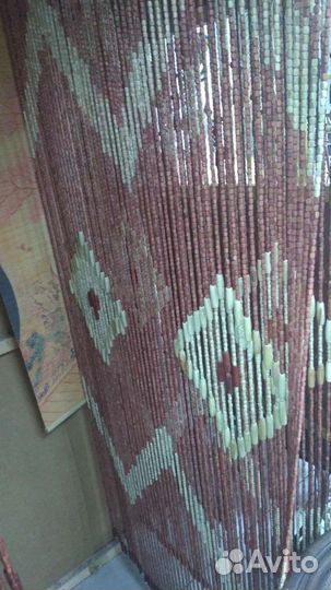 Шторы из дерева для двери,арки