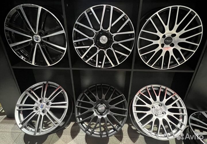 Редкие диски Shot 4x98 4x100 r17 #1147 цветные