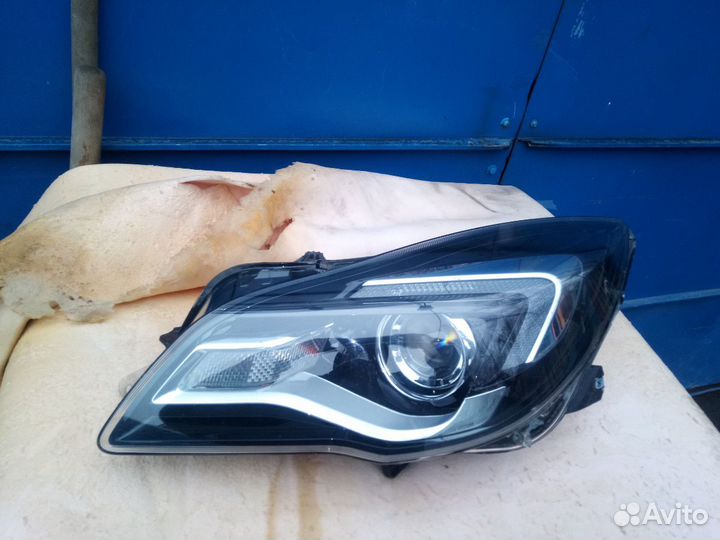 Opel Insighia рест фара левая галаген с дхо