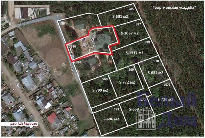 Коттедж 427,8 м² на участке 20 сот.