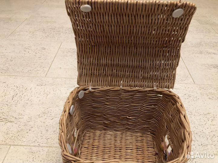 Домик -сундучок плетеный