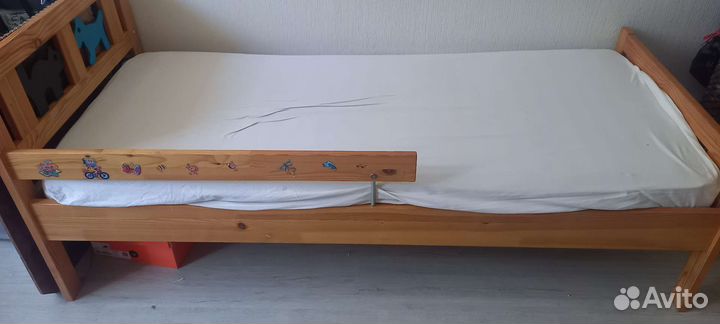 Детская кровать IKEA с матрасом