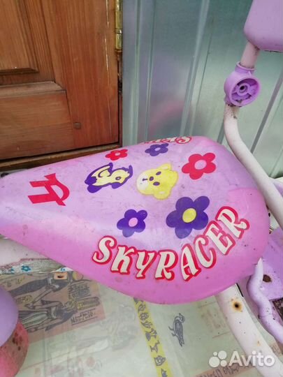 Велосипед детский б/у с регулирующей ручкой