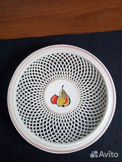 Тарелка плетенка середина хх века