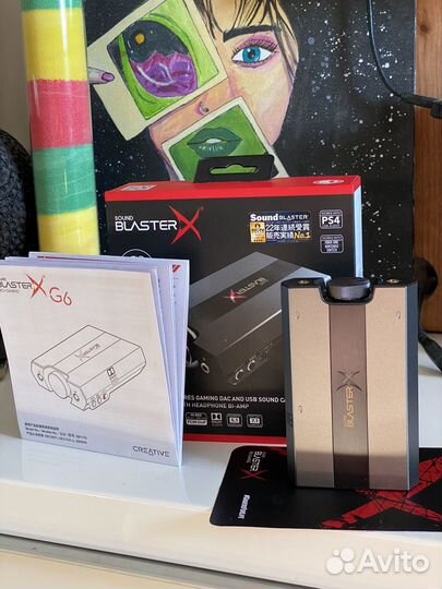 Звуковая карта creative sound blaster g6