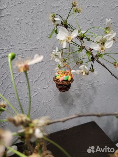 Пасхальный кулич, пасхальный декор, декор на Пасху