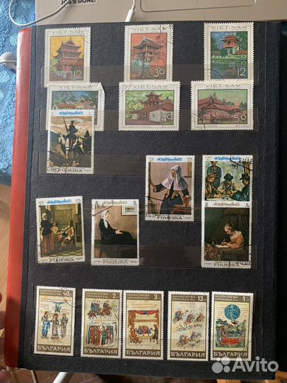 Продажа коллекционного альбома с почтовыми марками