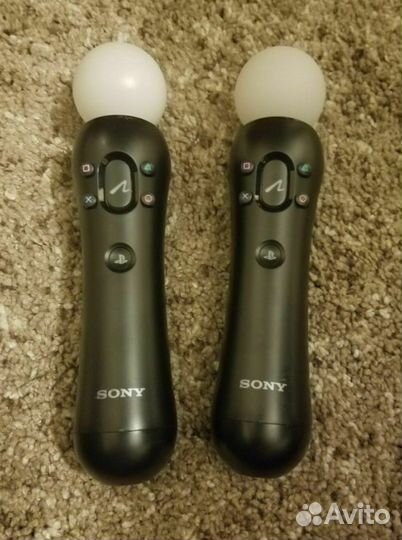Полный набор PS Move для Sony PS3/PS4 с играми