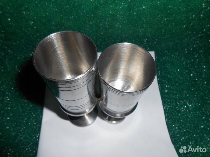 Уникальные свадебные рюмки из советской нержавейки