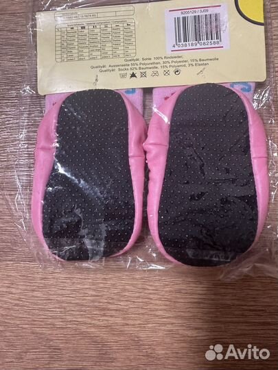 Носки для девочек с антискользящей подошвой