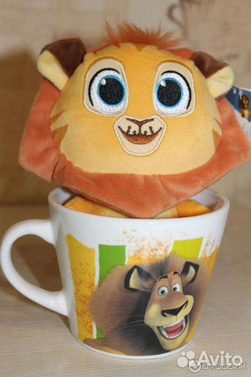 Игрушка в кружке Громгильда, Лев, Панда, Пингвин