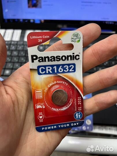 Батарейка Panasonic CR1632 (3В) BL-1