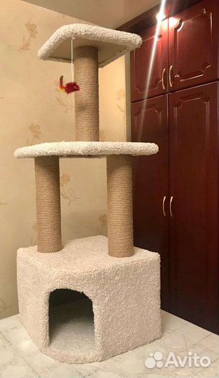 Домик для кошки/ когтеточка/ когтедралка