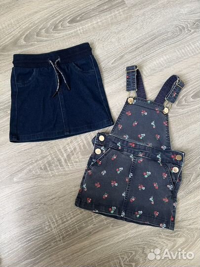 Брендовые вещи пакетом на девочку 92