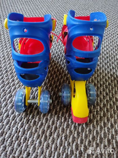 Ролики детские раздвижные 30-33 размер