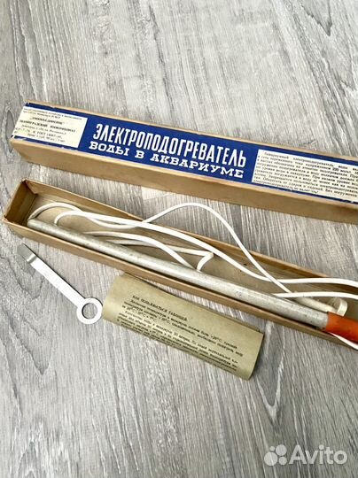 Электроподогреватель воды в аквариуме СССР