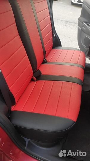 Чехлы на автомобиль из экокожи люкс