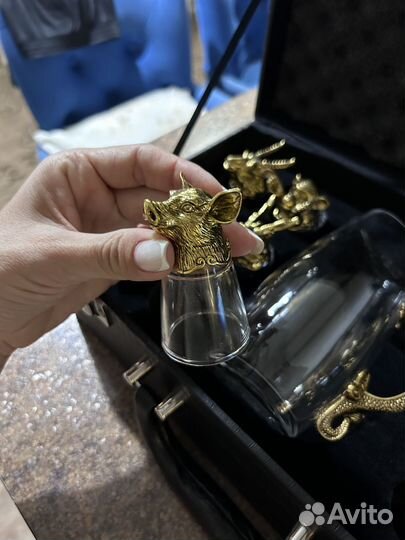 Подарочный набор рюмки (перевертыш)и графин