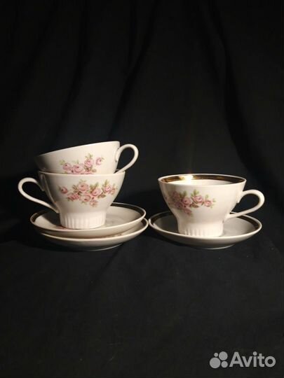 Чашки СССР (Вербилки, Песочное, Кузнецов и др.)