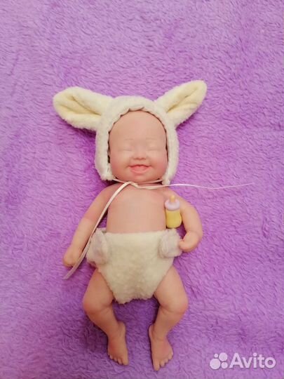 Силиконовый мини реборн