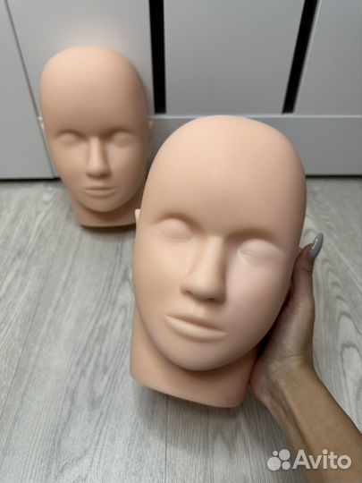Голова-манекен для наращивания ресниц