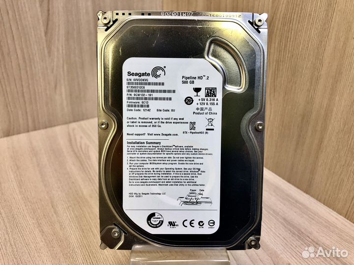 SATA жесткие диски на пк - Seagate 500GB