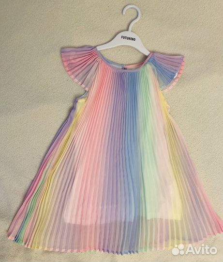 Радужное платье h&m 110 см