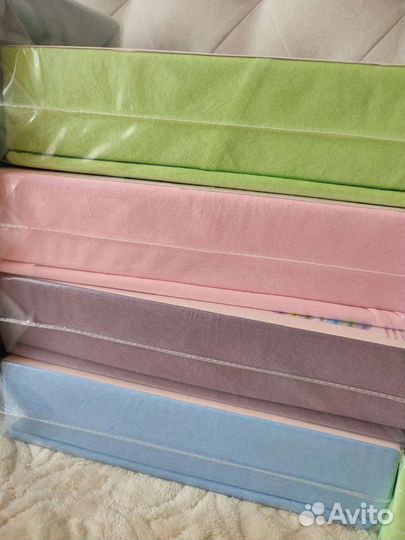 Трикотажная простыня на резинке, хлопок 100