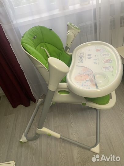 Стульчик качели для кормления babyton 2 в 1