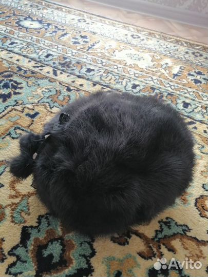 Шапка берет норковый