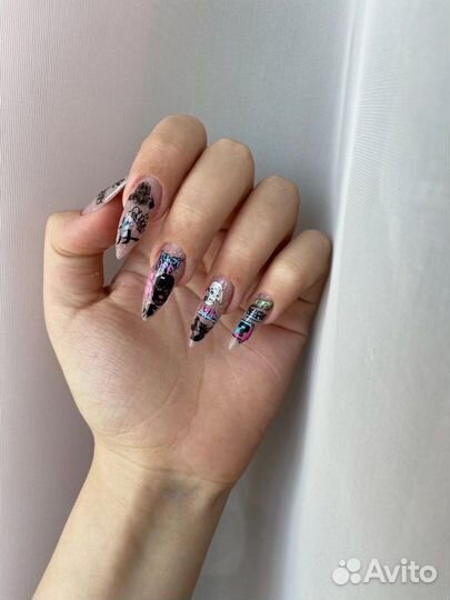 Наращивание ногтей на дому