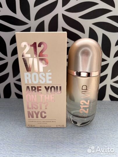 Духи женские Carolina Herrera 212 VIP Rose (Euro)