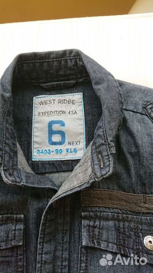 Джинсовая рубашка