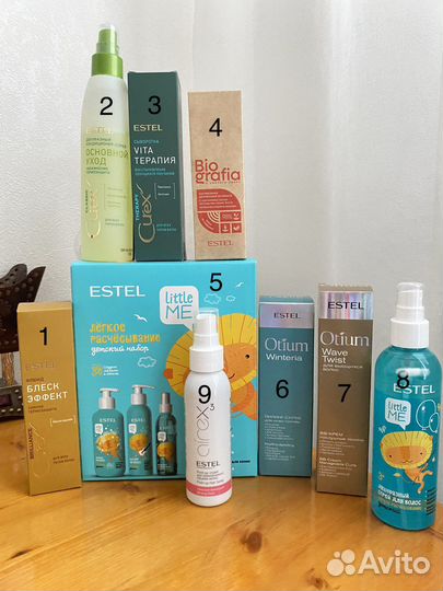 Косметика для волос estel эстель