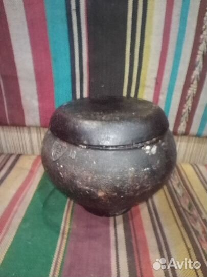 Горшки чугунные эмалированные, утятница