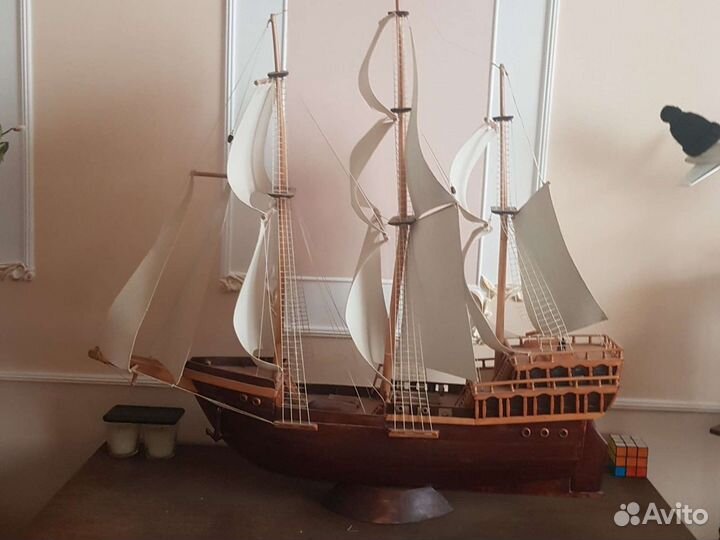 Корабль,ручная работа