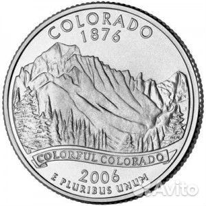 Штаты Америки на 25 центах меняю