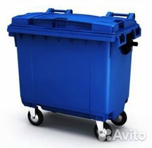 Контейнер для мусора пластиковый 1100л