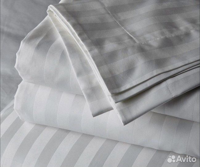 Постельное белье страйп сатин