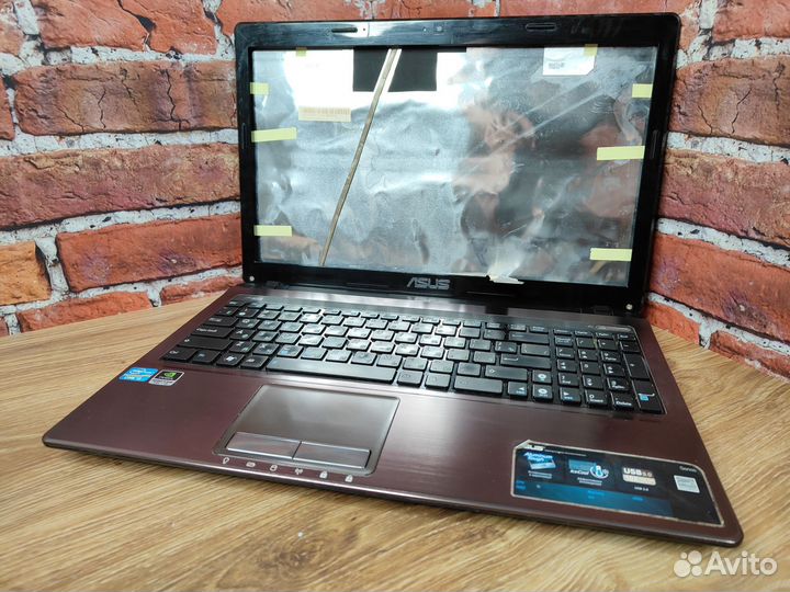 Ноутбук Asus X53S i3-2330m/ GT 540M на запчасти