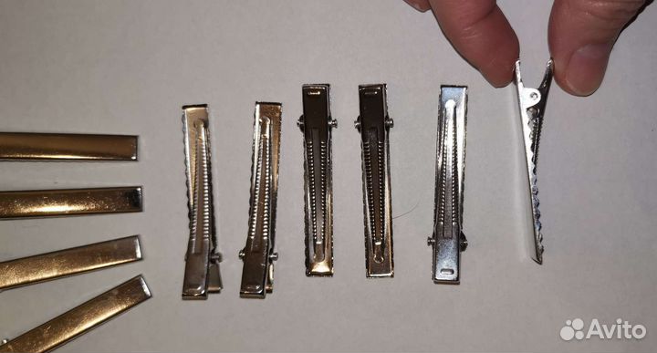 Основа для заколки крокодил (цена за набор 10шт)