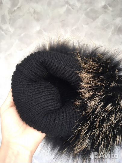 Шапка из меха лисы