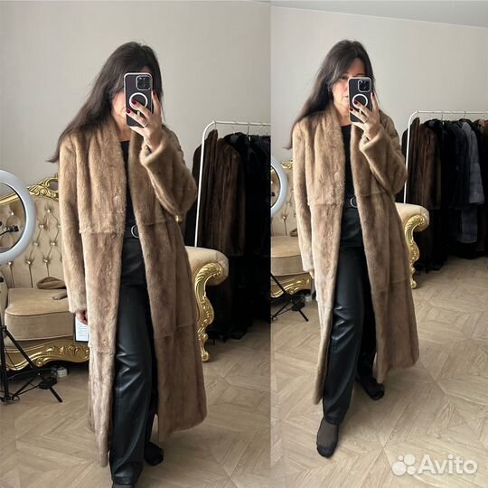 Шуба норковая новая новинка 25, 130см 42-48