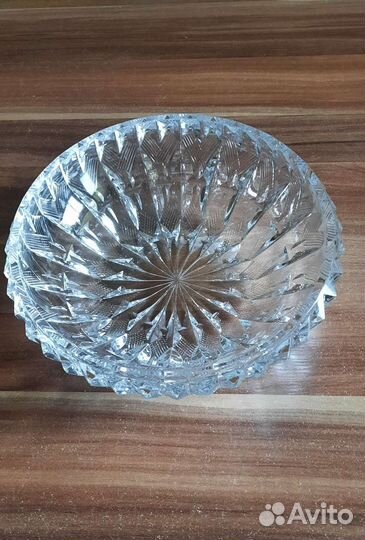 Хрустальная ваза салатница фруктовница