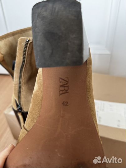 Казаки натуральная кожа и Ботильоны чулки. 42 р