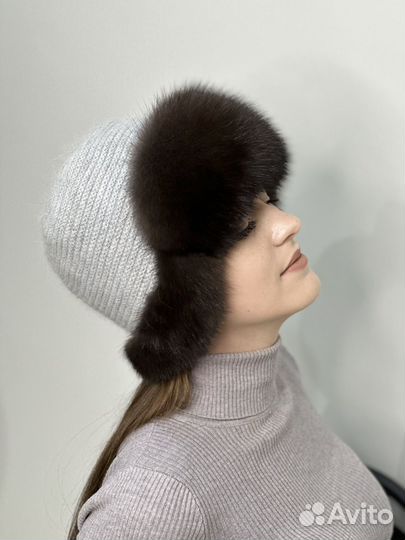 Шапка из соболя