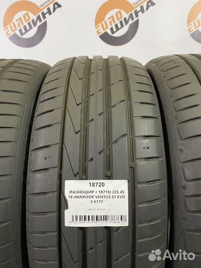 Hankook Ventus S1 Evo 2 K117 225/45 R18 и 245/40 R18