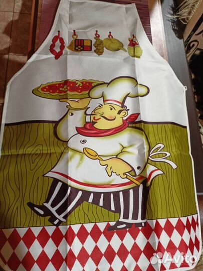 Фартук с прихваткой и варежкой